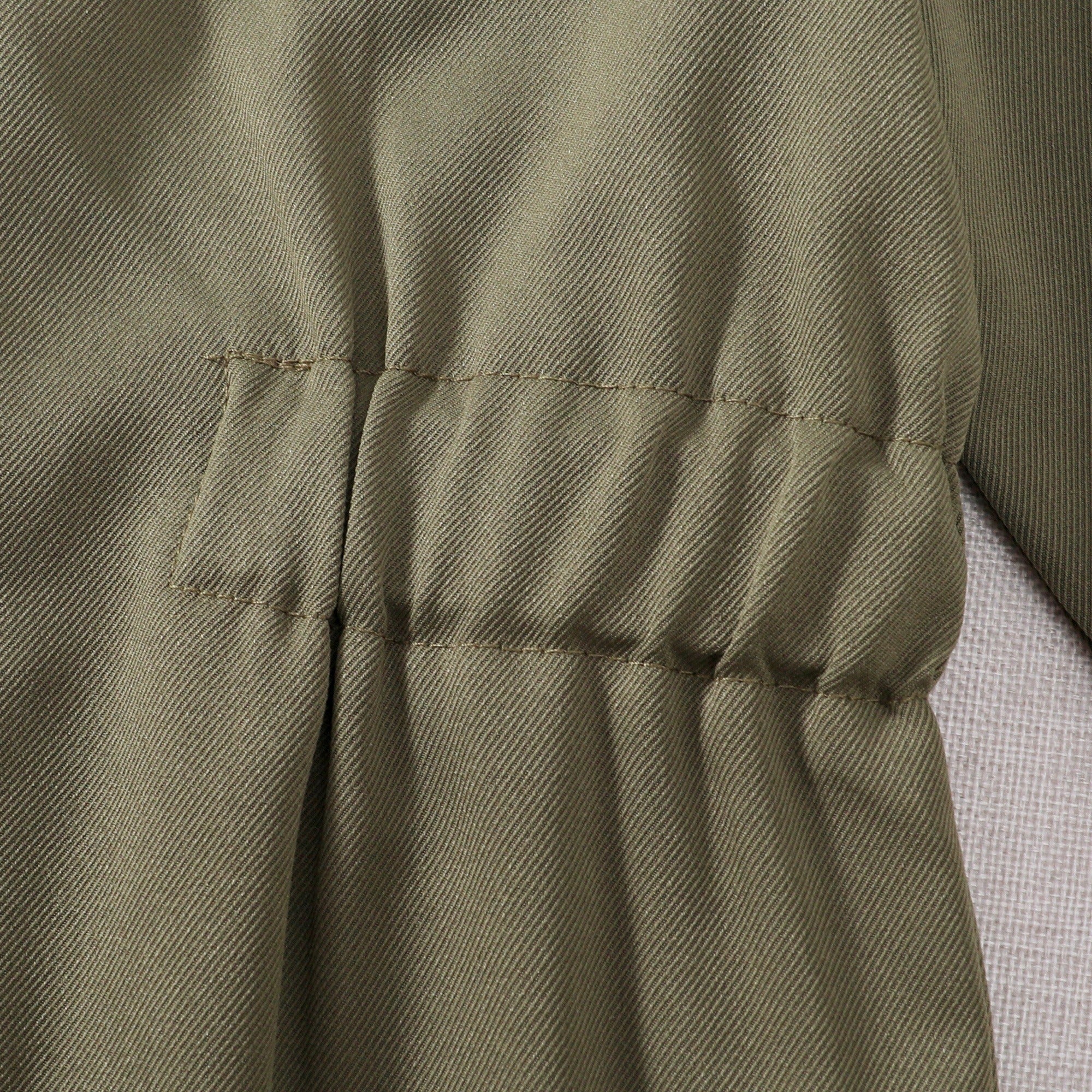 Toddler Boys Pilot Jumpsuit Army Green Long Sleeve Romper, Perfect For Birthday Party Outfits