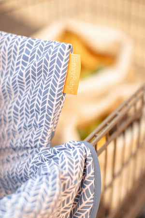 Baby Shopping Cart Cover | Blue Little Arrows Design