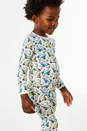 Long Sleeve Pajama Set - Golf